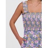 image:imageANRABESS Jumpsuits for Women Casual Smocked Sleeveless Wide Leg Comfy Rompers With Pockets Summer Vacation amp Dressy WearPurple Flora