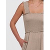 image:imageANRABESS Jumpsuits for Women Casual Smocked Sleeveless Wide Leg Comfy Rompers With Pockets Summer Vacation amp Dressy WearTaupe