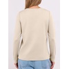 image:imageANRABESS Long Sleeve Shirts for WomenSoft Stretchy WrinkleFree TopsCasual Crew Neck T Shirt for Work Daily FallPink Cream