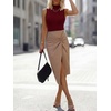 image:imageANRABESS Mock Neck Tank Tops Sweaters Wool Blend Sleeveless Soft Fitted Business Casual Sweater Shirts Summer Fall ClothesWine Red