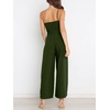 image:imageANRABESS Women Summer Dressy Jumpsuits One Shoulder Sleeveless Casual Wide Leg Pants Romper Jumper 2026 Trendy Fall OutfitsArmy Green