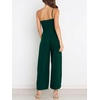 image:imageANRABESS Women Summer Dressy Jumpsuits One Shoulder Sleeveless Casual Wide Leg Pants Romper Jumper 2026 Trendy Fall OutfitsDeep Green