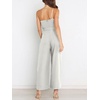 image:imageANRABESS Women Summer Dressy Jumpsuits One Shoulder Sleeveless Casual Wide Leg Pants Romper Jumper 2026 Trendy Fall OutfitsGray