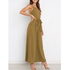 image:imageANRABESS Women Summer Dressy Jumpsuits One Shoulder Sleeveless Casual Wide Leg Pants Romper Jumper 2026 Trendy Fall OutfitsKhaki