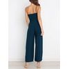 image:imageANRABESS Women Summer Dressy Jumpsuits One Shoulder Sleeveless Casual Wide Leg Pants Romper Jumper 2026 Trendy Fall OutfitsNavy Blue