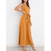 image:imageANRABESS Women Summer Dressy Jumpsuits One Shoulder Sleeveless Casual Wide Leg Pants Romper Jumper 2026 Trendy Fall OutfitsOrange