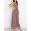 image:imageANRABESS Women Summer Dressy Jumpsuits One Shoulder Sleeveless Casual Wide Leg Pants Romper Jumper 2026 Trendy Fall OutfitsPink