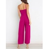 image:imageANRABESS Women Summer Dressy Jumpsuits One Shoulder Sleeveless Casual Wide Leg Pants Romper Jumper 2026 Trendy Fall OutfitsRose