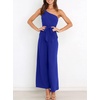 image:imageANRABESS Women Summer Dressy Jumpsuits One Shoulder Sleeveless Casual Wide Leg Pants Romper Jumper 2026 Trendy Fall OutfitsRoyal Blue