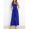 image:imageANRABESS Women Summer Dressy Jumpsuits One Shoulder Sleeveless Casual Wide Leg Pants Romper Jumper 2026 Trendy Fall OutfitsRoyal Blue