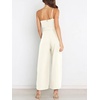 image:imageANRABESS Women Summer Dressy Jumpsuits One Shoulder Sleeveless Casual Wide Leg Pants Romper Jumper 2026 Trendy Fall OutfitsWhite