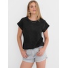image:imageANRABESS Womens Acid Washed TShirt Cap Sleeve Vintage Casual Crew Neck Tops Summer Basic Tee 2026 Fashion ClothingBlack