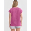 image:imageANRABESS Womens Acid Washed TShirt Cap Sleeve Vintage Casual Crew Neck Tops Summer Basic Tee 2026 Fashion ClothingHot Pink