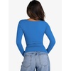 image:imageANRABESS Womens Cutout Tops Trendy Sexy Long Sleeve Shirts Ribbed Slim Fit Tee 2026 Fall Fashion Going Out Tshirts ClothesBlue