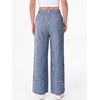 image:imageANRABESS Womens Gingham Pants Checkered Plaid Striped Boxer Wide Leg Palazzo Pants Lounge PJ Bottoms Trousers with PocketsBlue White Plaid