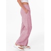 image:imageANRABESS Womens Gingham Pants Checkered Plaid Striped Boxer Wide Leg Palazzo Pants Lounge PJ Bottoms Trousers with PocketsRed White Stripe