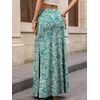 image:imageANRABESS Womens Maxi Skirts High Waisted 2026 Summer Boho Floral Beach Flowy Side Slit Long Skirt with Adjustable DrawstringFloral Lake Blue