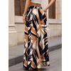 image:imageANRABESS Womens Maxi Skirts High Waisted 2026 Summer Boho Floral Beach Flowy Side Slit Long Skirt with Adjustable DrawstringFloral Navy Blue