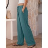 image:imageANRABESS Womens Palazzo Pants Wide Leg Flowy Drawstring High Waisted Casual Trousers 2026 Summer Beach Vacation ClothesLake