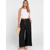 image:imageANRABESS Womens Wide Leg Palazzo JeansCropped Ankle LengthHigh Waist Baggy Barrel Denim Pants with Pockets Black Large