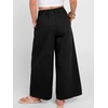 image:imageANRABESS Womens Wide Leg Palazzo JeansCropped Ankle LengthHigh Waist Baggy Barrel Denim Pants with Pockets Black Large