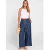 image:imageANRABESS Womens Wide Leg Palazzo JeansCropped Ankle LengthHigh Waist Baggy Barrel Denim Pants with Pockets Deep Blue XSmall