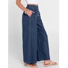 image:imageANRABESS Womens Wide Leg Palazzo JeansCropped Ankle LengthHigh Waist Baggy Barrel Denim Pants with Pockets Deep Blue XSmall