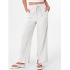 image:imageANRABESS Womens Wide Leg Palazzo Linen Pants High Waist Split Ankle Casual Lounge Beach Vacation Pants 2026 Spring SummerWhite