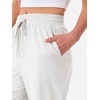 image:imageANRABESS Womens Wide Leg Palazzo Linen Pants High Waist Split Ankle Casual Lounge Beach Vacation Pants 2026 Spring SummerWhite