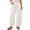 image:imageANRABESS Womens Barrel Jeans Mid Rise Wide Leg Denim Pants Casual Baggy Relaxed Fit Y2K Streetwear Boyfriend Ankle LengthWhite