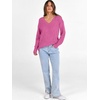 image:imageANRABESS Long Sleeve Shirts for Women V Neck Casual Fall Tops Loose Fit Lightweight Sweaters Tunic Fashion 2026 ClothesHot Pink