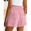 image:imageANRABESS Shorts for Women Summer Beach Cover Ups Casual High Waist Flowy Wide Leg 2026 Spring Vacation Lounge ShortsPink Floral