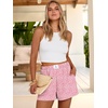 image:imageANRABESS Shorts for Women Summer Beach Cover Ups Casual High Waist Flowy Wide Leg 2026 Spring Vacation Lounge ShortsPink Floral