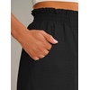 image:imageANRABESS Shorts for Women Summer Casual Elastic High Waisted Wide Leg Cute Dressy 2026 Vacation Beach ClothesBlack