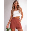 image:imageANRABESS Shorts for Women Summer Casual Elastic High Waisted Wide Leg Cute Dressy 2026 Vacation Beach ClothesCoral