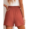 image:imageANRABESS Shorts for Women Summer Casual Elastic High Waisted Wide Leg Cute Dressy 2026 Vacation Beach ClothesCoral