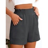 image:imageANRABESS Shorts for Women Summer Casual Elastic High Waisted Wide Leg Cute Dressy 2026 Vacation Beach ClothesGrey