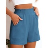 image:imageANRABESS Shorts for Women Summer Casual Elastic High Waisted Wide Leg Cute Dressy 2026 Vacation Beach ClothesLake
