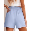 image:imageANRABESS Shorts for Women Summer Casual Elastic High Waisted Wide Leg Cute Dressy 2026 Vacation Beach ClothesLight Blue