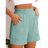 image:imageANRABESS Shorts for Women Summer Casual Elastic High Waisted Wide Leg Cute Dressy 2026 Vacation Beach ClothesMint Green