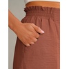 image:imageANRABESS Shorts for Women Summer Casual Elastic High Waisted Wide Leg Cute Dressy 2026 Vacation Beach ClothesRust