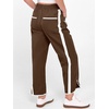 image:imageANRABESS Women Track Pants Casual Drawstring Waist Lightweight Baggy Contrast Color Workout Barrel Leg Pants with PocketsCoffe