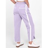 image:imageANRABESS Women Track Pants Casual Drawstring Waist Lightweight Baggy Contrast Color Workout Barrel Leg Pants with PocketsPurple