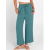 image:imageANRABESS Women Wide Leg Pants Summer Palazzo High Waisted Casual Loose Lounge Flowy Capri Cropped Beach Trousers Work OutfitsLake