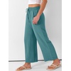 image:imageANRABESS Women Wide Leg Pants Summer Palazzo High Waisted Casual Loose Lounge Flowy Capri Cropped Beach Trousers Work OutfitsLake