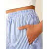 image:imageANRABESS Womens Gingham Striped Pants Palazzo amp Cropped Comfy amp Cute Lounge Pajama Plaid PJ Bottoms With PocketsBlue White Stripe