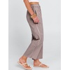 image:imageANRABESS Womens Gingham Striped Pants Palazzo amp Cropped Comfy amp Cute Lounge Pajama Plaid PJ Bottoms With PocketsBrown White Plaid