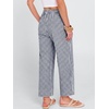 image:imageANRABESS Womens Gingham Striped Pants Palazzo amp Cropped Comfy amp Cute Lounge Pajama Plaid PJ Bottoms With PocketsNavy Blue White Plaid