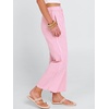image:imageANRABESS Womens Gingham Striped Pants Palazzo amp Cropped Comfy amp Cute Lounge Pajama Plaid PJ Bottoms With PocketsPink White Plaid