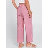 image:imageANRABESS Womens Gingham Striped Pants Palazzo amp Cropped Comfy amp Cute Lounge Pajama Plaid PJ Bottoms With PocketsRed White Plaid